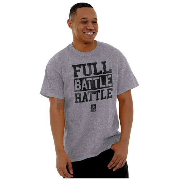 US Army Star Logo Full Battle Rattle Men's Graphic T Shirt Tees Brisco Brands X