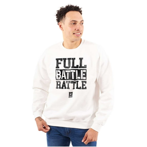 US Army Star Logo Full Battle Rattle Sweatshirt for Men or Women Brisco Brands S