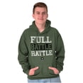 thumbnail image 1 of US Army Star Logo Full Battle Rattle Unisex Plus Fleece Graphic Hoodie Brisco Brands 4X, 1 of 5