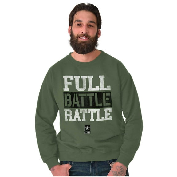 US Army Star Logo Full Battle Rattle Unisex Plus Size Sweatshirt Brisco Brands 3X