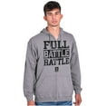 thumbnail image 1 of US Army Star Logo Full Battle Rattle Unisex Plus Size Zip Hoodie Brisco Brands 2X, 1 of 4