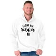thumbnail image 1 of US Army Star Logo I Love My Soldier Hoodie Sweatshirt Women Men Brisco Brands S, 1 of 6