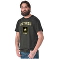 thumbnail image 1 of US Army Star Logo Retired Military Men's Graphic T Shirt Tees Brisco Brands M, 1 of 6