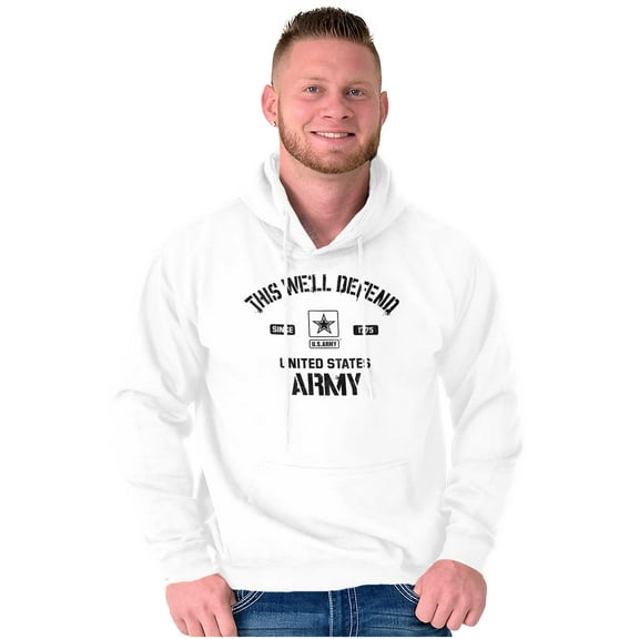 US Army Star Logo This We’ll Defend Hoodie Sweatshirt Women Men Brisco Brands X