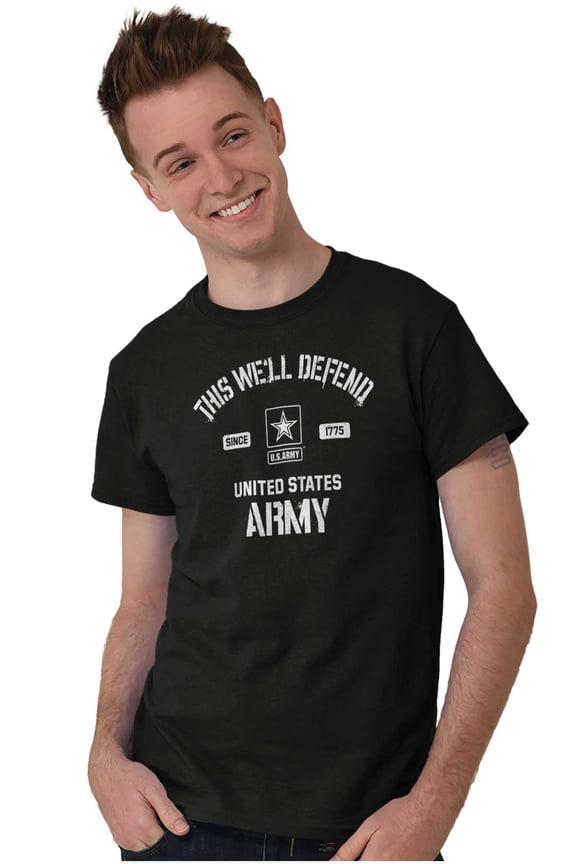 US Army Star Logo This We’ll Defend Men's Graphic T Shirt Tees Brisco Brands S