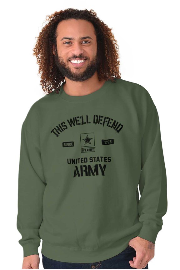 US Army Star Logo This We’ll Defend Sweatshirt for Men or Women Brisco Brands L