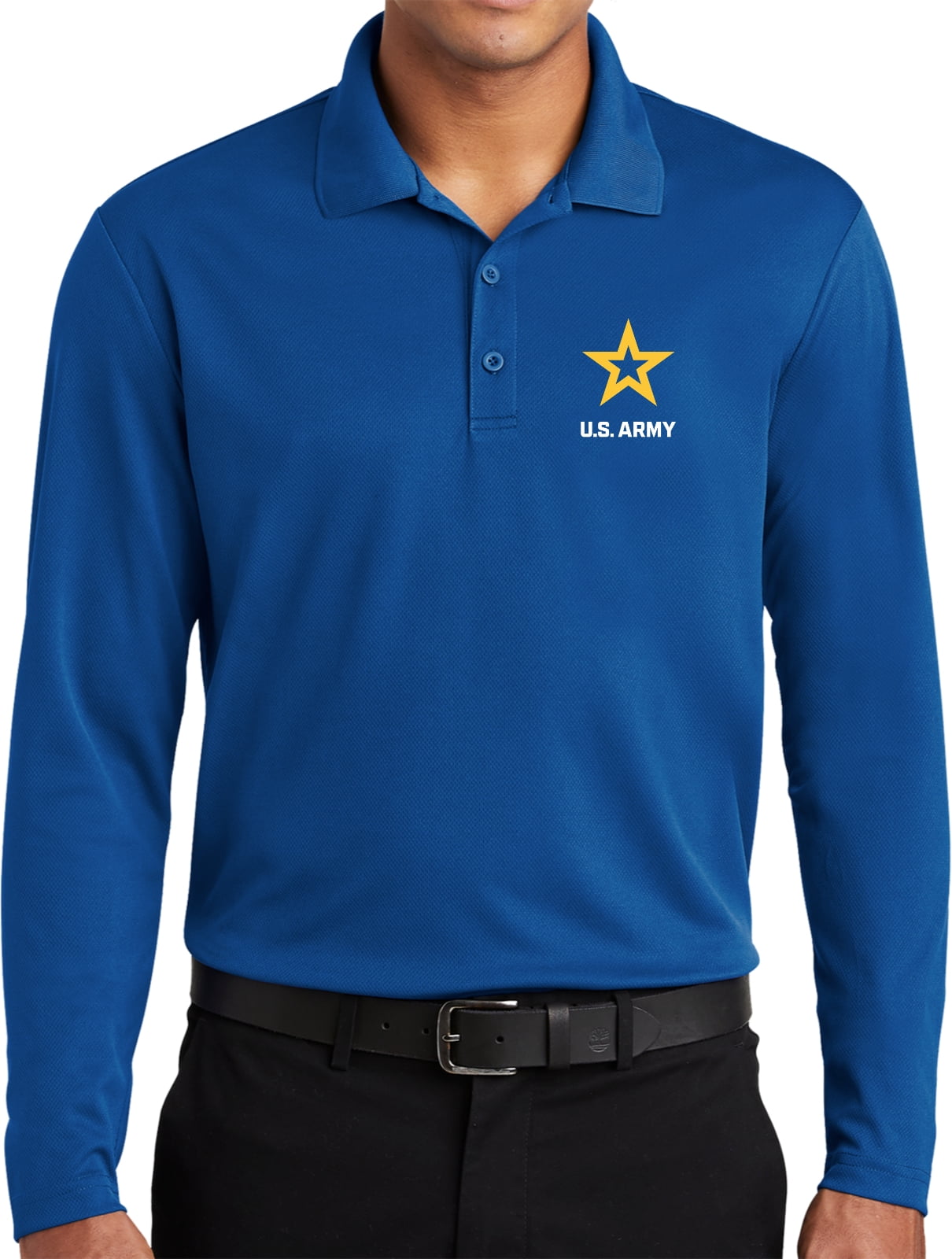 army dress blues white shirt U.S. Army ASU White Long Sleeve Shirt, Male