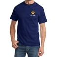 thumbnail image 1 of US Army Star Logo White Chest Print T-shirt, Large Navy, 1 of 2