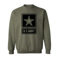 thumbnail image 1 of US Army Star Modern Logo Crewneck Sweatshirt in Military Green, 1 of 3