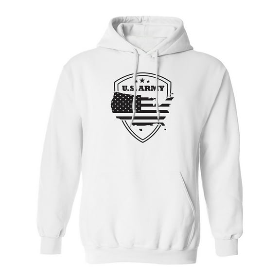 US Army Stars & Stripes Adult Hooded Sweatshirt