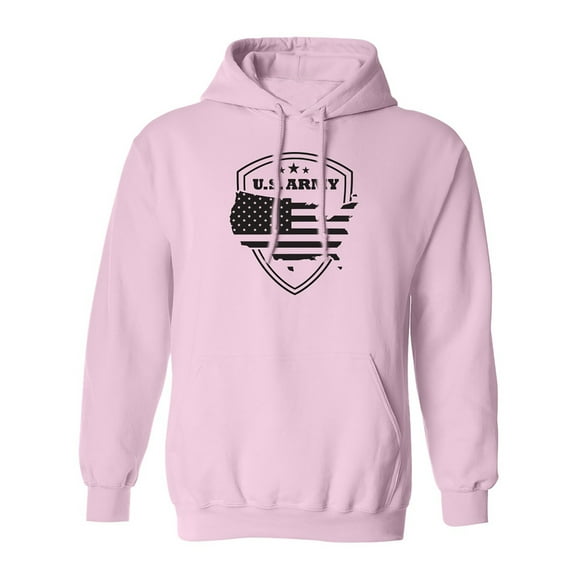 US Army Stars & Stripes Adult Hooded Sweatshirt