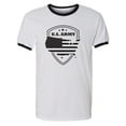 thumbnail image 1 of US Army Stars & Stripes Adult Short Sleeve Ringer T-shirt, 1 of 3