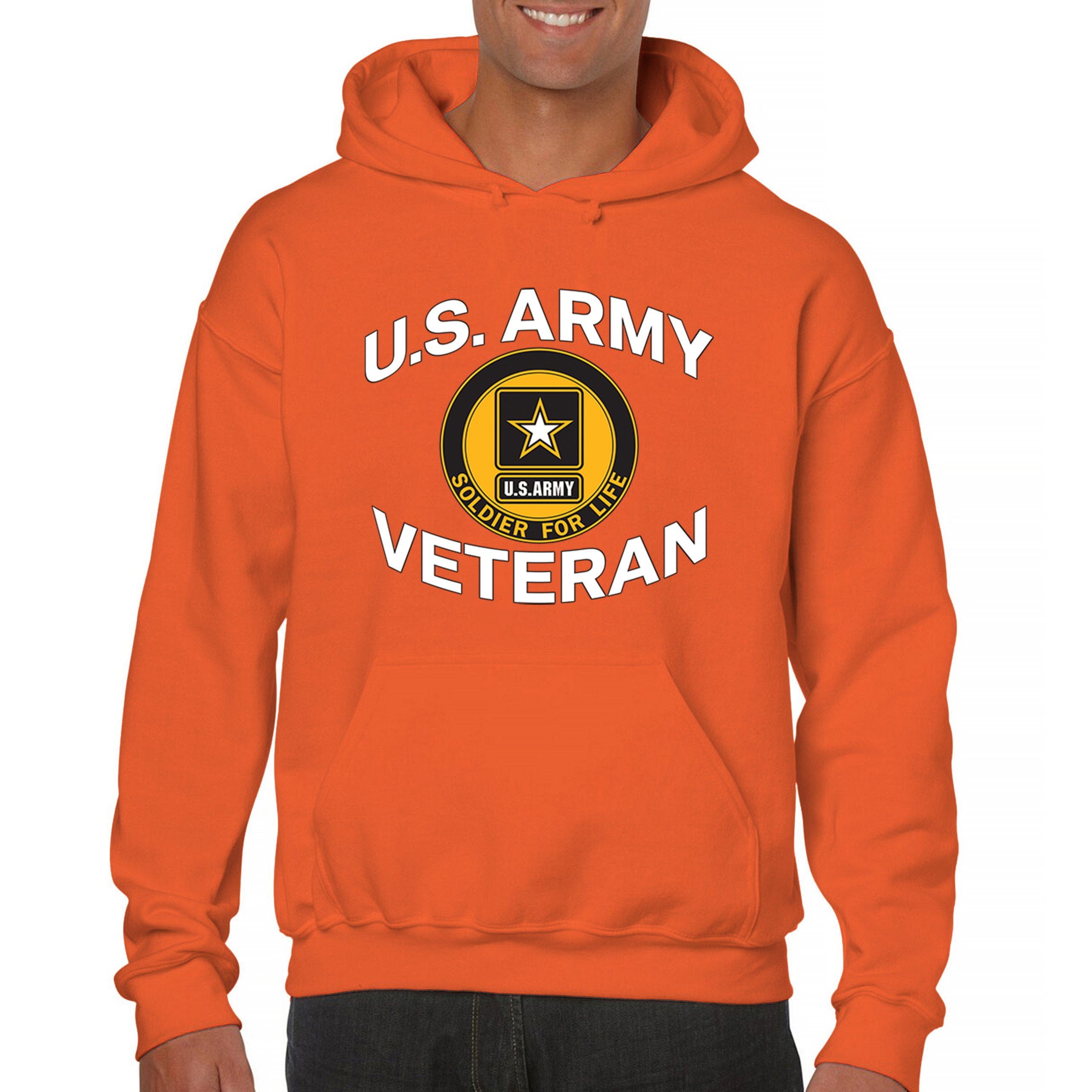 US Army Veteran Soldier For Life Sweatshirt Military Pride DD 214