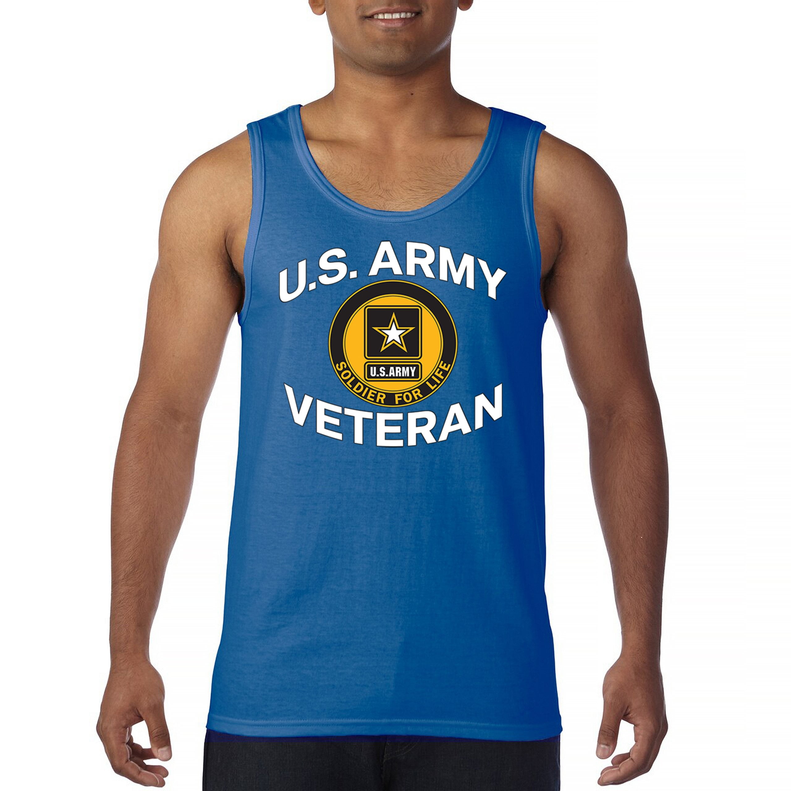 US Army Veteran Soldier For Life Tank Top Military Pride DD 214