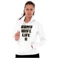 thumbnail image 1 of US Army Wife Life Military Logo Women Plus Size Hoodie Brisco Brands 2X, 1 of 4