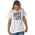 thumbnail image 1 of US Army Wife Military Soldier Pride Women's Graphic T Shirt Tees Brisco Brands X, 1 of 6