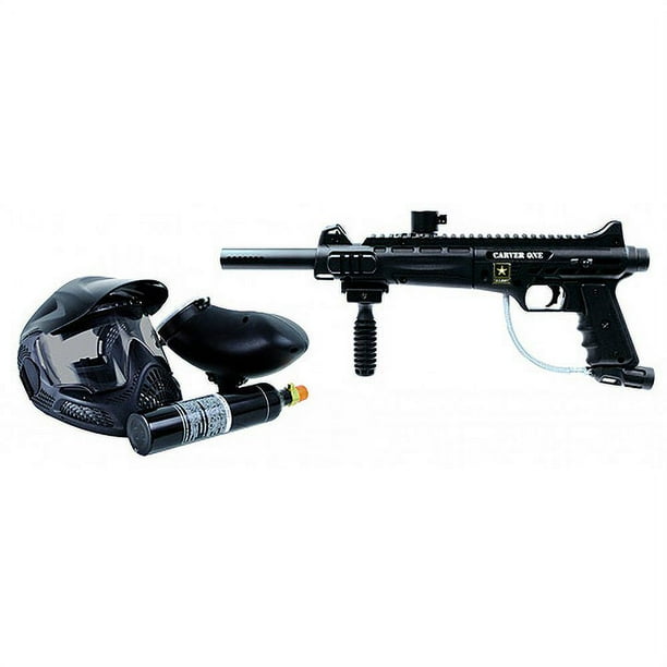 US Army by Tippmann Carver One Paintball Marker Kit, Black