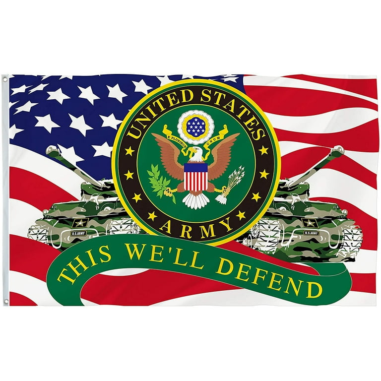 Army Green Flag 3x5 US Ft - 100D Polyester Indoor/Outdoor Military Banner With Brass Grommets United States Green Yard & Garden Flags Army Green Flag 3x5 US Ft - 100D Polyester Indoor/Outdoor Military Banner With Brass Grommets United States Green Yard & Garden Flags