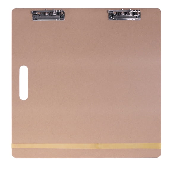 US Art Supply 18"x18" Artist Field Sketch Tote Board Drawing Heavy-Duty Clip