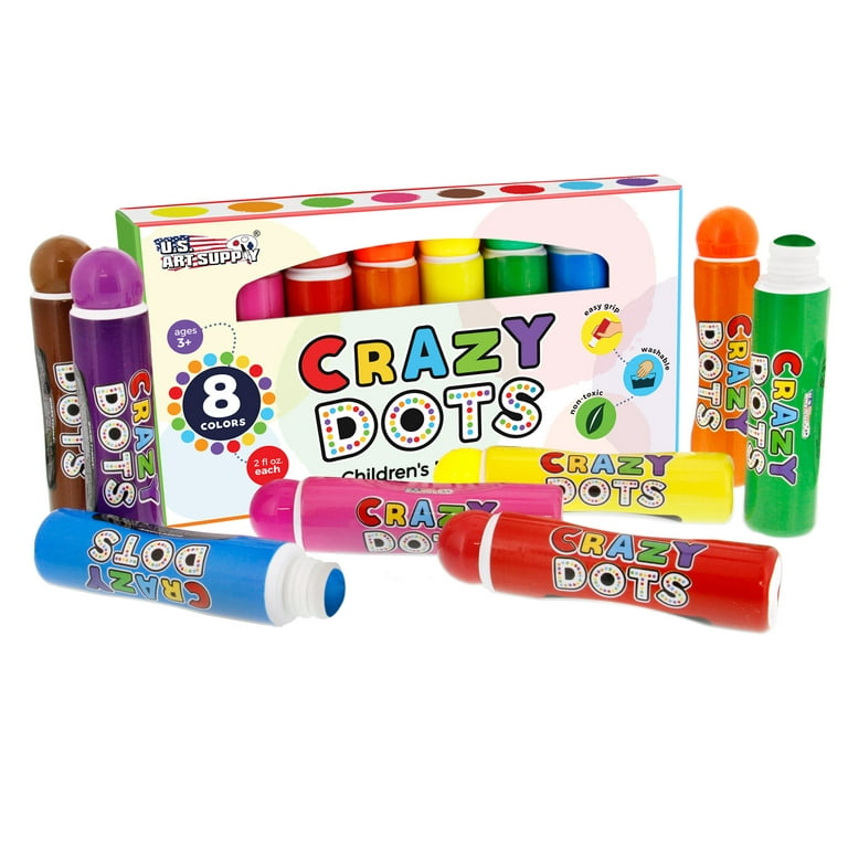  Lartique Washable Dot Markers for Toddlers, 10 Colors Jumbo Dot  Paint Set with Easy-Grip, Mess-Free & Non-Toxic Dot Art Markers for Fun &  Educational Activity : Toys & Games