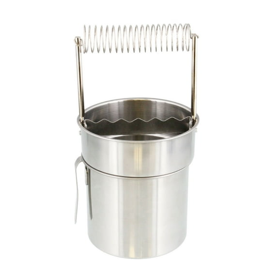US Art Supply Deluxe Brush Cleaner with Wash Tank Stainless Steel Spiral Holder