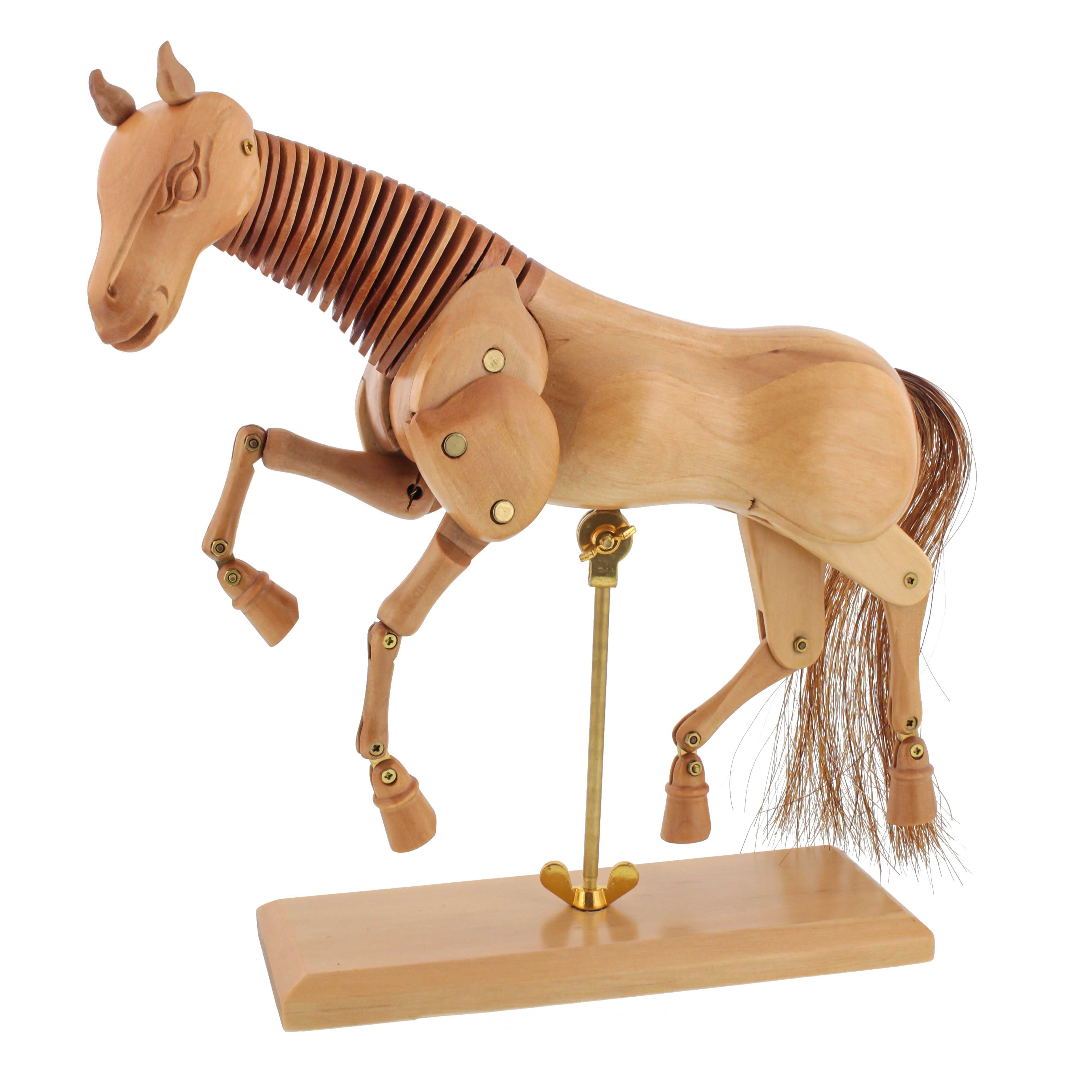 US Art Supply Wooden Horse Artist Drawing Manikin Articulated Mannequin (8" Horse)