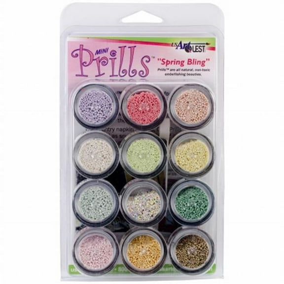 US Artquest Mini Prills 3g 12/Pkg-Spring Bling