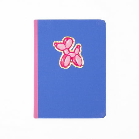 Ecokind by U Style Balloon Dog Patch Casebound Journal, 6" x 8.25", 120 Sheets