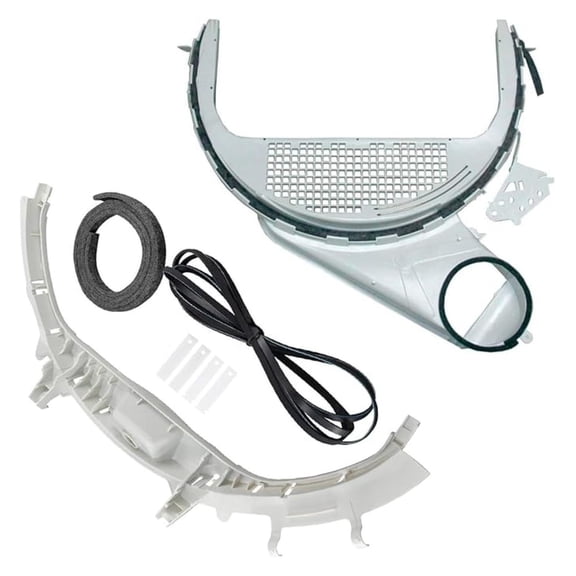 US-Based Supplier - WE14X25080 Dryer Lint Chute Assembly with WE49X20697 WE3M26 Dryer Bearing Repair Kit - Compatible With Dryer