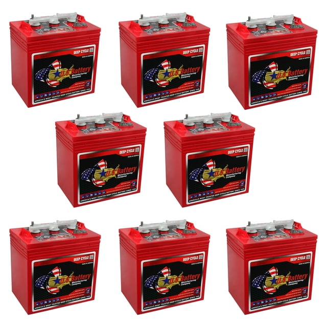 US Battery 6V Golf Cart Battery, GC2 Group Size, 232 Amp Hour, Deep