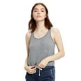 thumbnail image 1 of US Blanks Ladies' Sheer Cropped Racer Tank - US510, 1 of 4