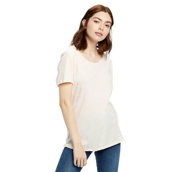 US Blanks Ladies' Short-Sleeve Loose Fit Boyfriend Tee - US115