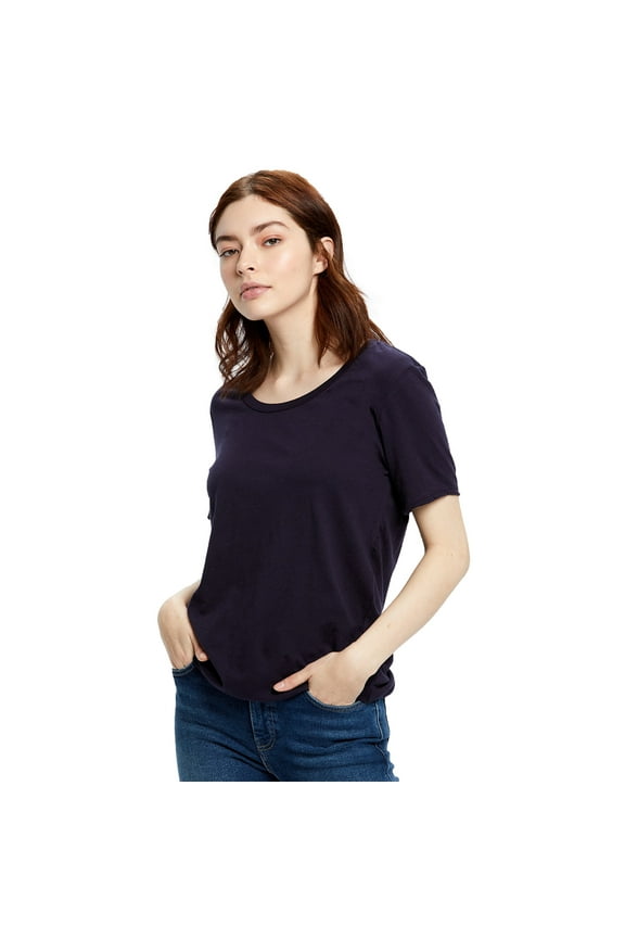 Ladies' Short-Sleeve Loose Fit Boyfriend Tee