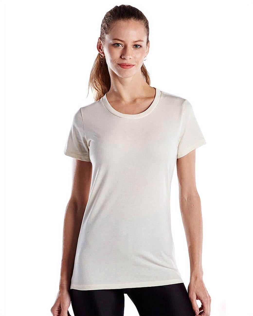 US Blanks US100 Ladies Made in USA Short Sleeve Crew T-Shirt - Walmart ...