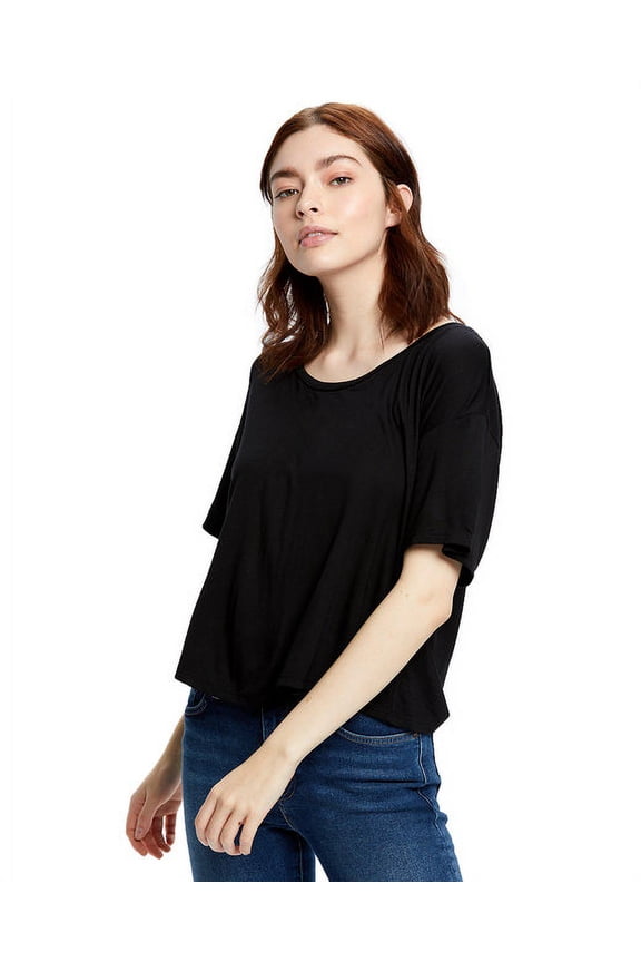 US309 Women's 4.2 oz. Boxy Open Neck Top