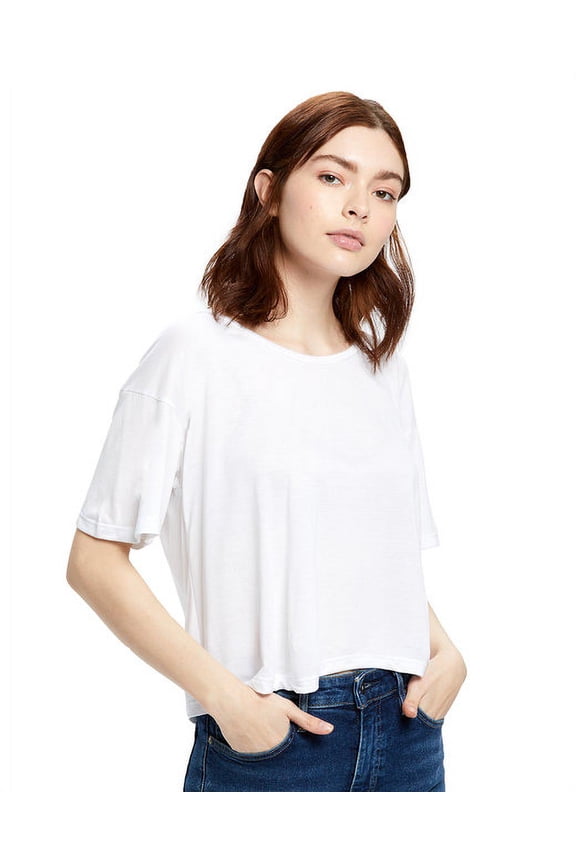 US309 Women's 4.2 oz. Boxy Open Neck Top
