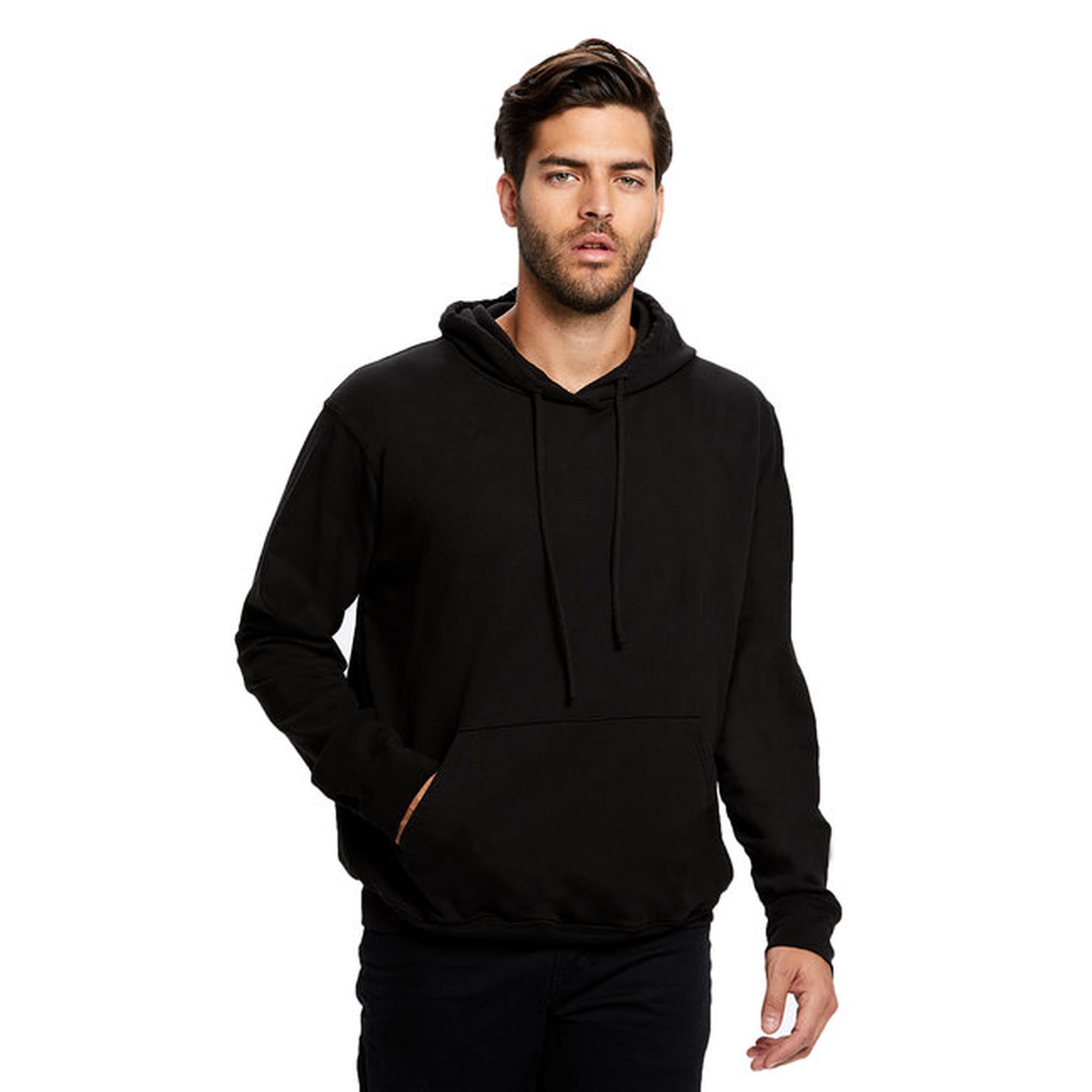 US Blanks US4412 Men's 100% Cotton Hooded Pullover Sweatshirt - Walmart.com