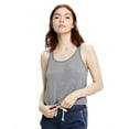 thumbnail image 1 of US Blanks US510 Ladies Sheer Cropped Racer Tank, 1 of 2