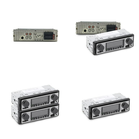 US Bluetooth Vintage Car FM Radio MP3 Player USB Stereo Audio Receiver AUX
