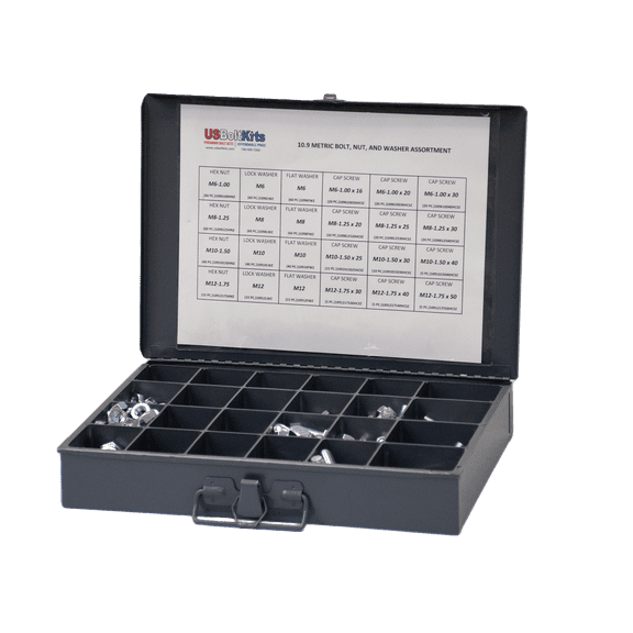 690 Piece Metric 10.9 Coarse Thread Assortment