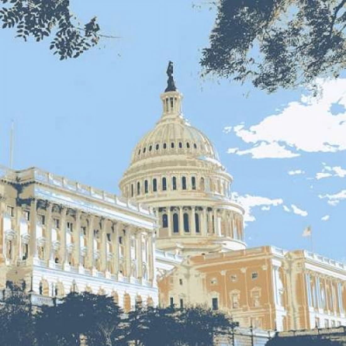 US Capital Canvas Art - Jim Christensen (24 x 24)