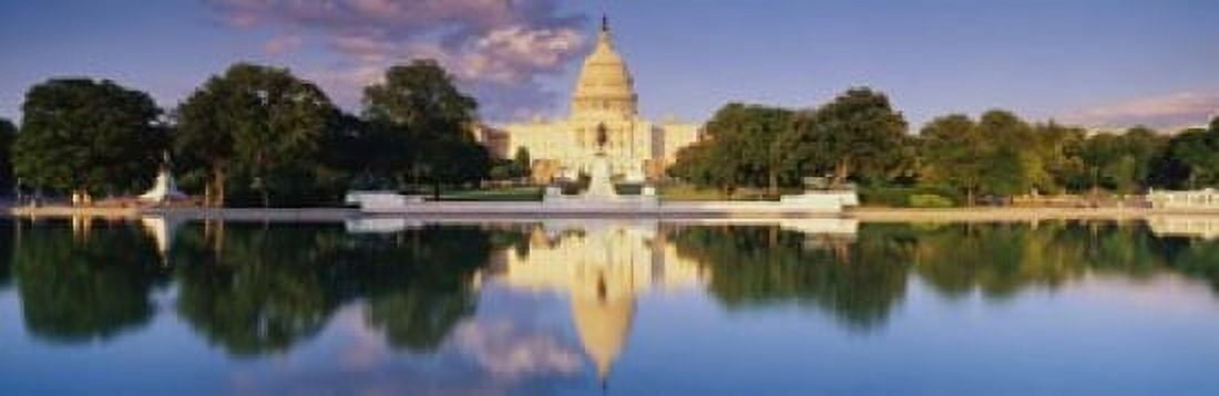 US Capitol Washington DC Canvas Art - Panoramic Images (18 x 6)