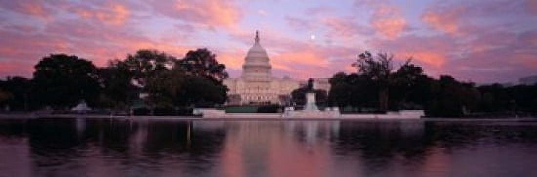 US Capitol Washington DC Canvas Art - Panoramic Images (18 x 6)