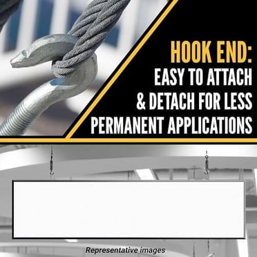 1/2 Inch X 6 Inch Galvanized Turnbuckle - 1,500 Lb Capacity Hook And Hook Style