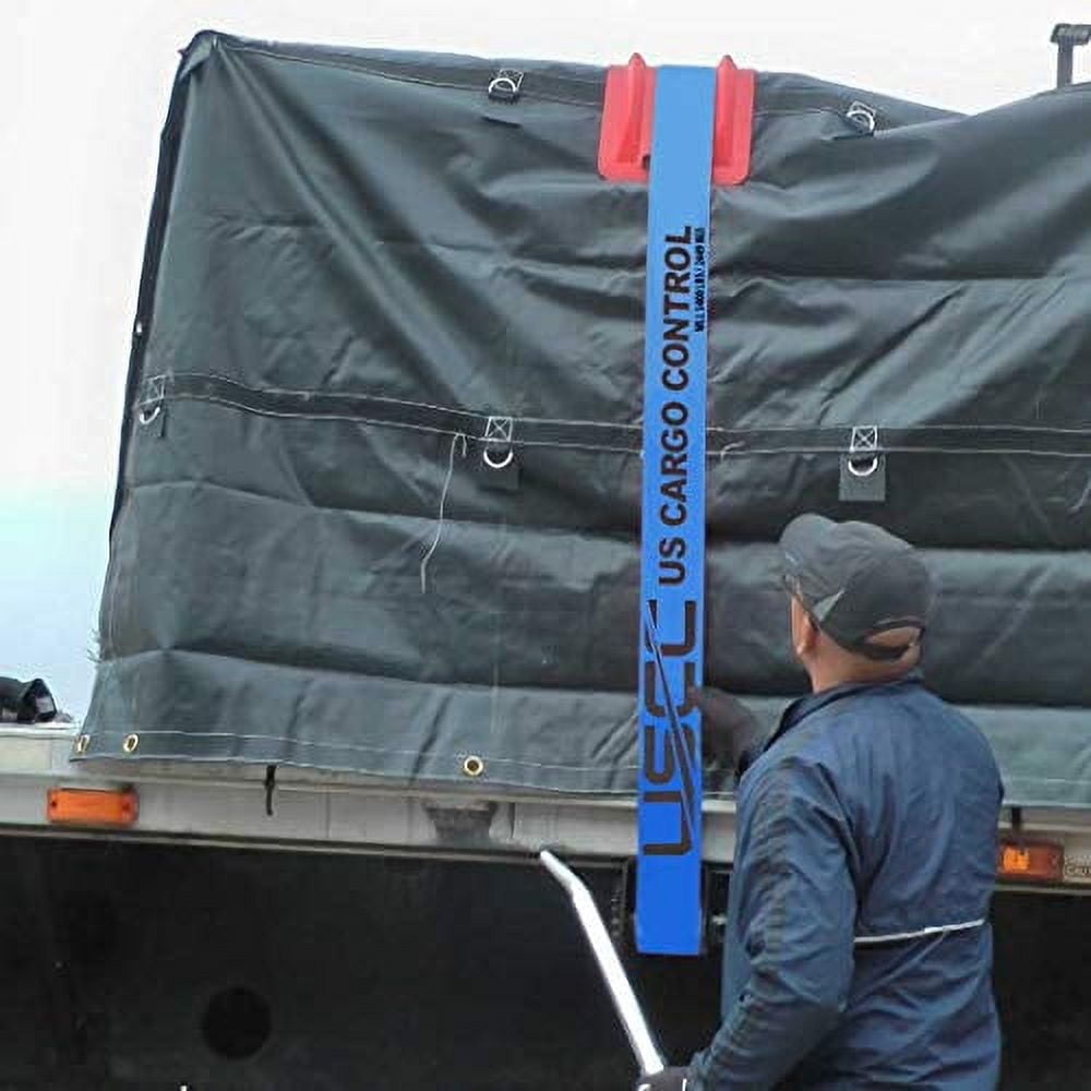Image showcasing US Cargo Control 4 Inch Winch Strap with Large Flat Hook, 40 Feet Long ...