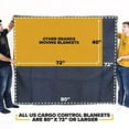 thumbnail image 1 of US Cargo Control Skin Moving Blankets - 80 Inches Long By 72 Inches Wide - Made With Recycled Cotton - Value Priced Single Use Blankets To Use For Moving - 6 Pack, 1 of 7