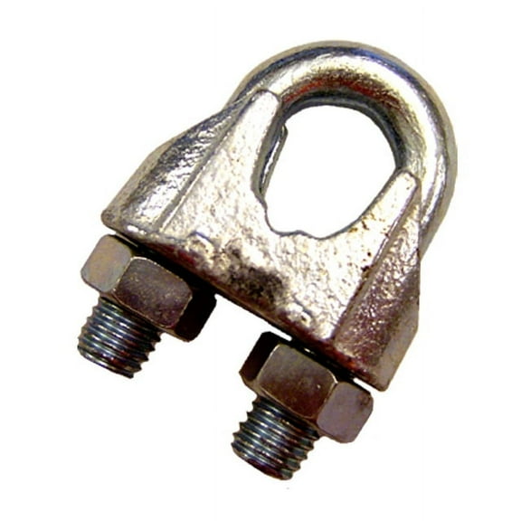 US Cargo Control Zinc Plated Malleable Wire Rope Clips - 3/8"