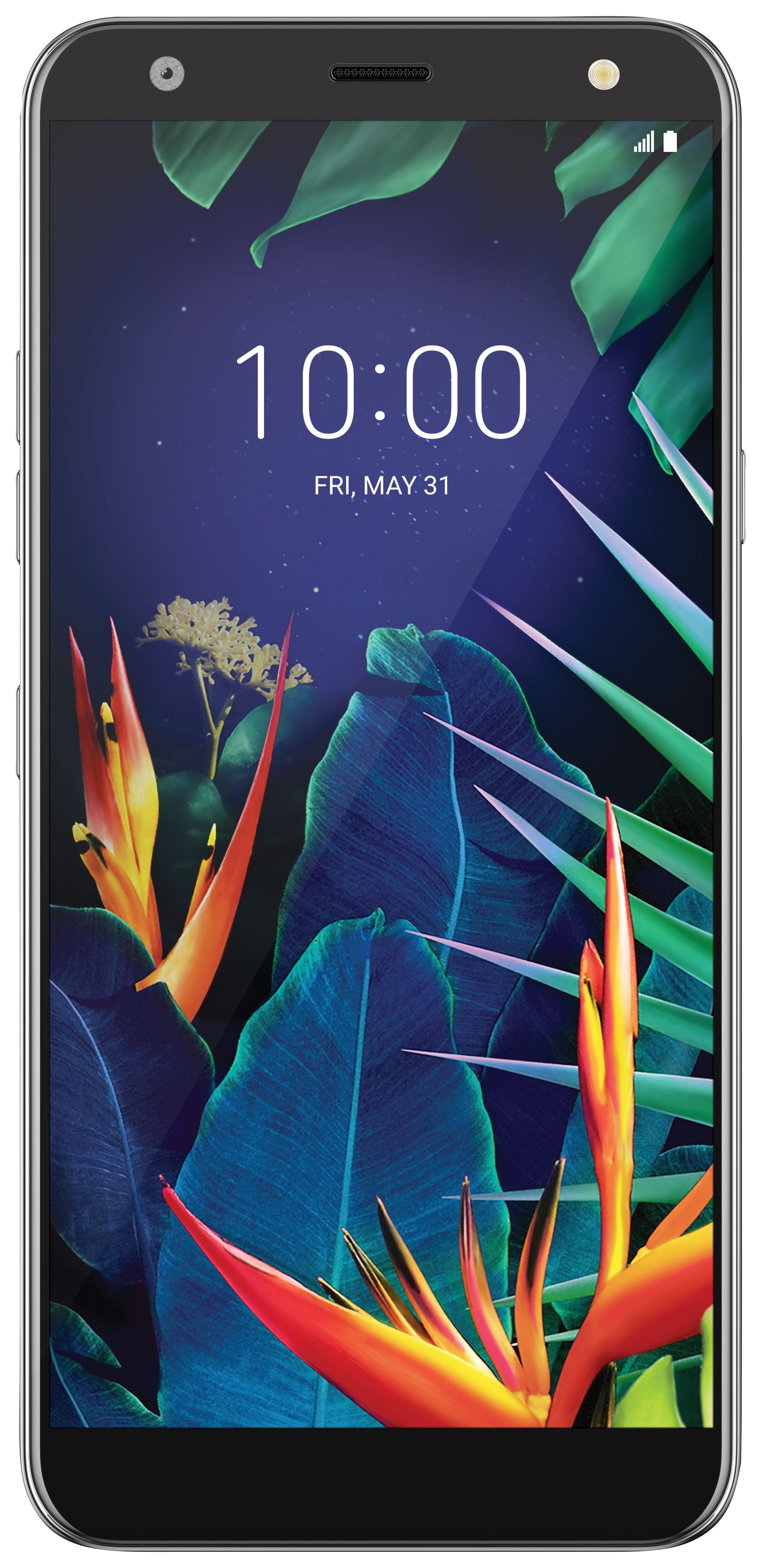 US Cellular LG K40 32GB Prepaid Smartphone, Charcoal Grey