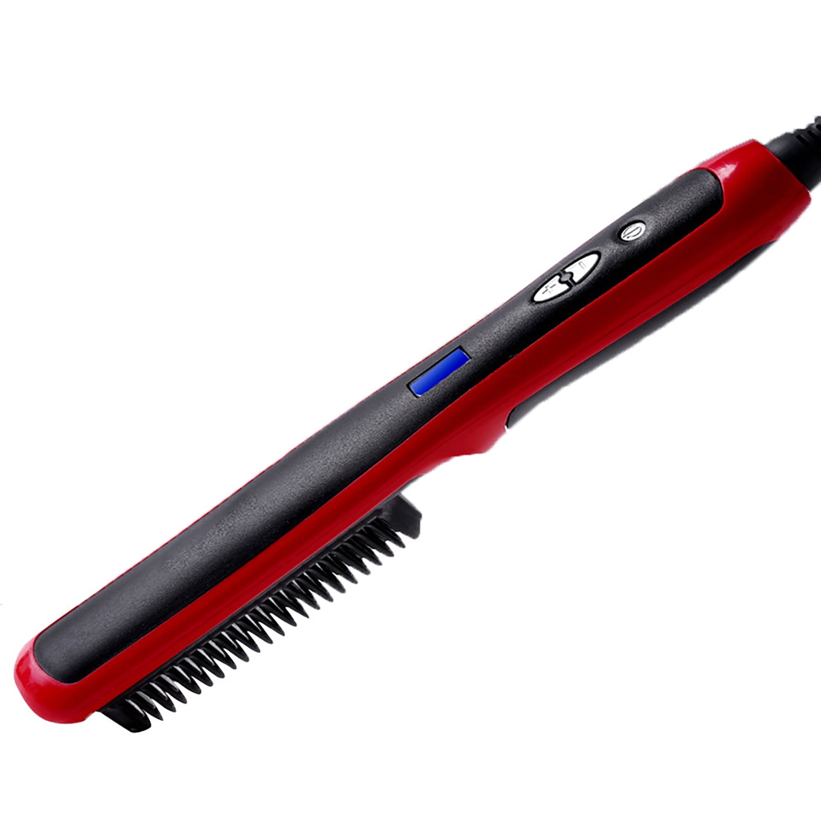 US Ceramic Irons Hair Brush Profesional Travel Straightening Electronic