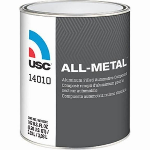 US Chemical & Plastics USC-14060 1 qt. H Metal Aluminum Filled Repair Compound